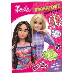 Naklejanka Barbie Brokatowe ubieranki