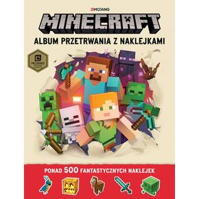 Minecraft Album przetrwania z naklejkami