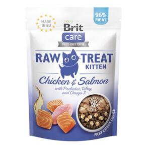 Przysmak dla kota BRIT Raw Treat Cat Kitten Kurczak z łososiem 40 g
